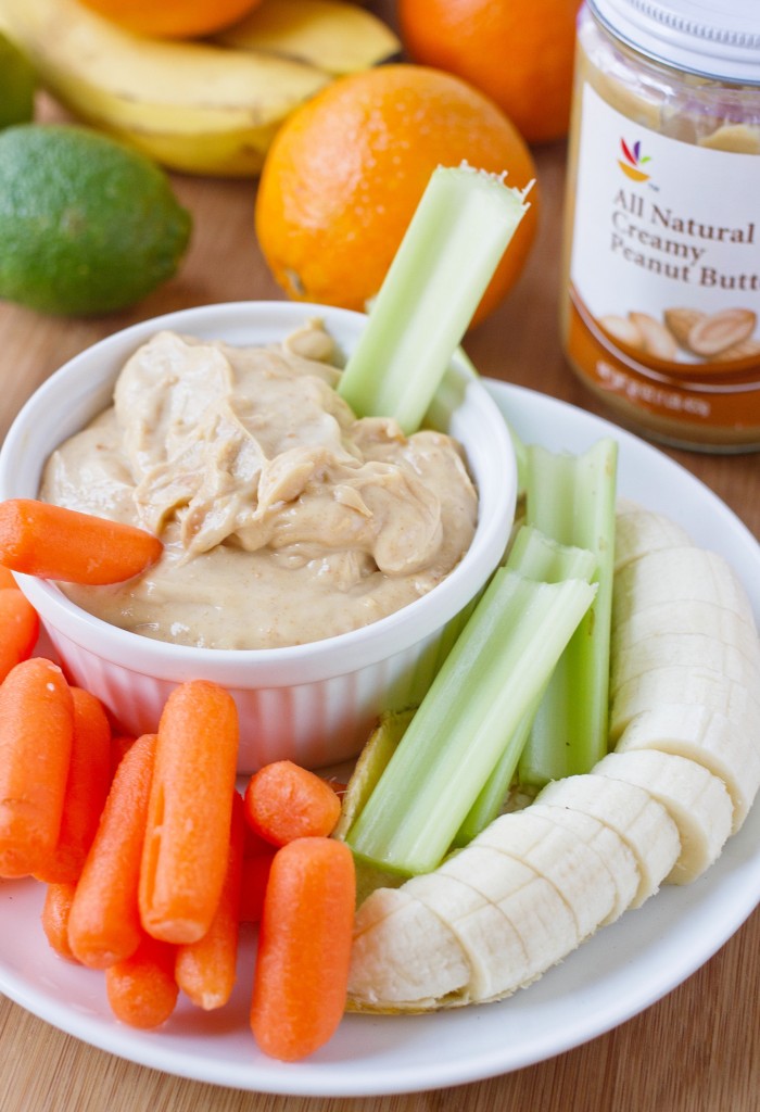 Fruity Peanut Butter Yogurt Dip