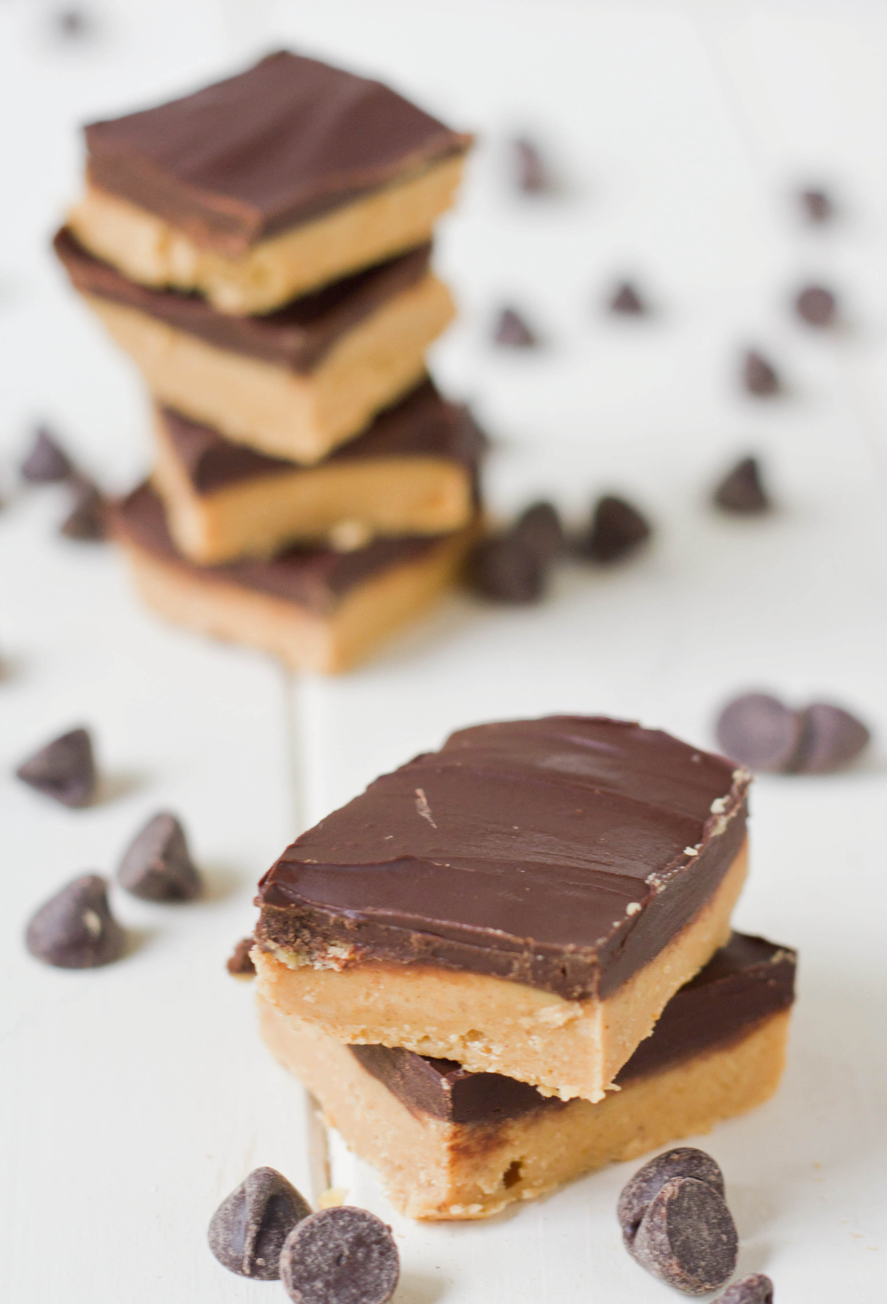 Chocolate Peanut Butter Bars | The Wannabe Chef