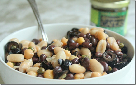 what-are-capers-bean-salad