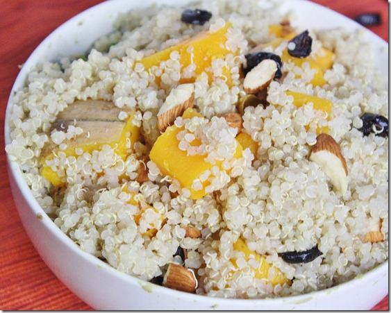 quinoa-with-butternut-squash-craisins-and-almonds-bowl