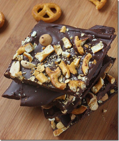 Peanuts-And-Pretzels-Dark-Chocolate-Bark-layered