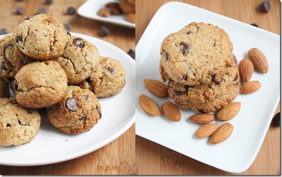 almond-flour-chocolate-chip-cookies-collage