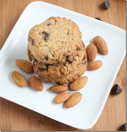 almond-flour-chocolate-chip-cookies-flat