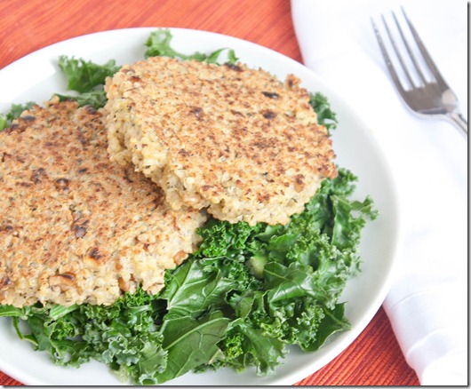 walnut-and-herb-quinoa-cakes