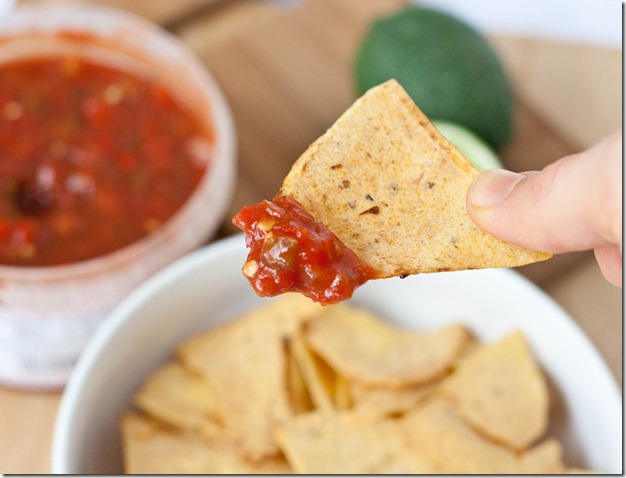 homemade-lime-tortilla-chips-dipped