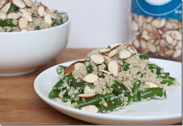 green-bean-almondine-quinoa-serving