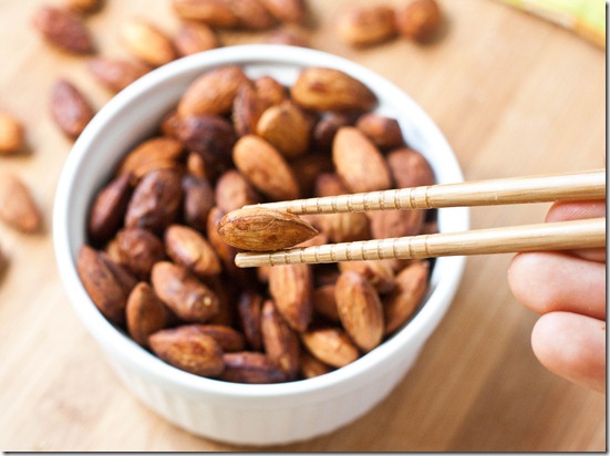 homemade-tamari-almonds-chopsticks