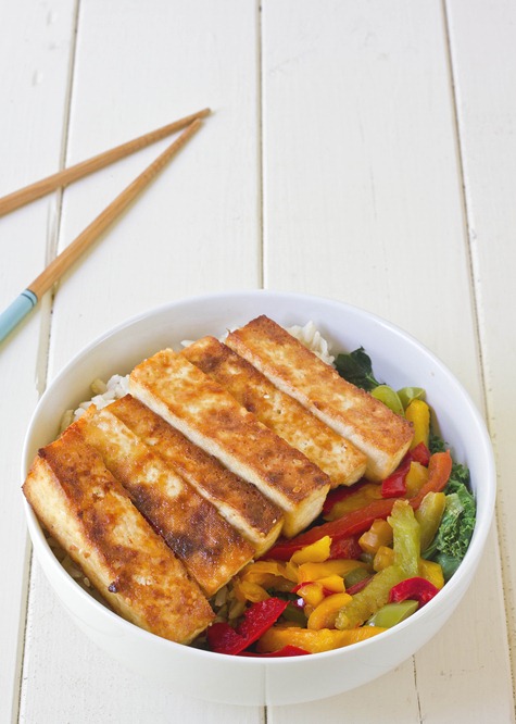 Baked Sesame Tofu Long