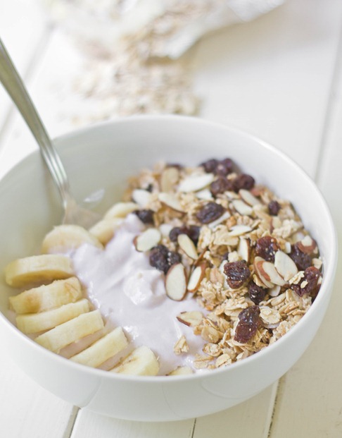 Maple-Almond-Granola-Yogurt