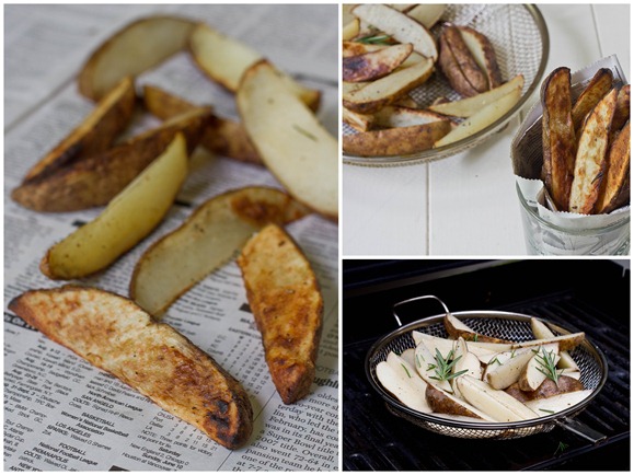 Perfect Grilled Potatoes Collage