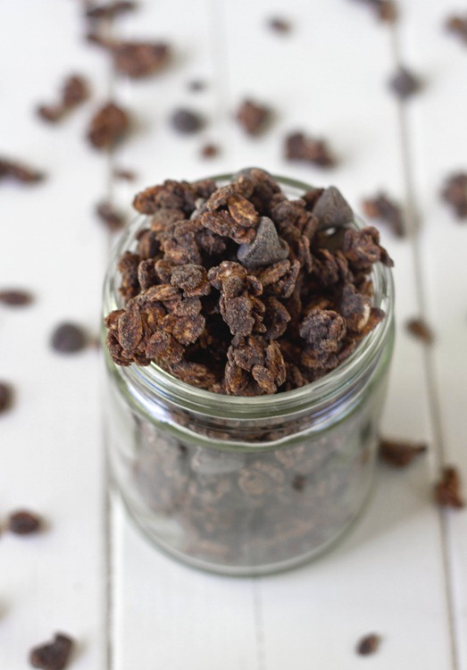 Double Chocolate Granola Clusters