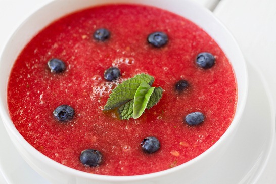 Easy Chilled Watermelon Soup