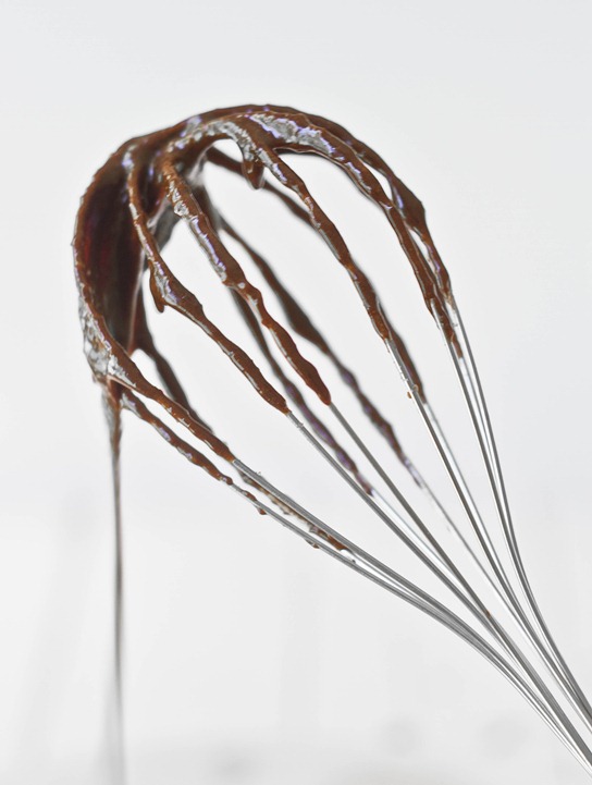 Almond flour brownies whisk