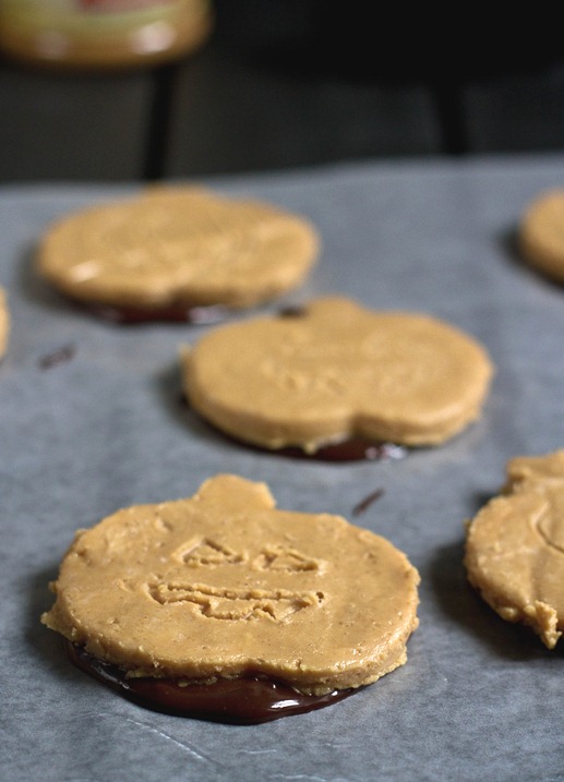 Homemade Peanut Butter Pumpkins Drying