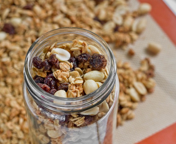 Peanut Butter Granola Jar