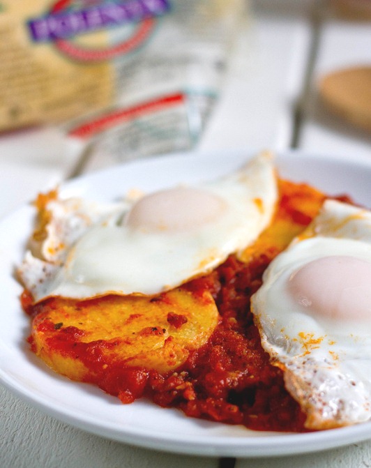 Easy Polenta and Eggs