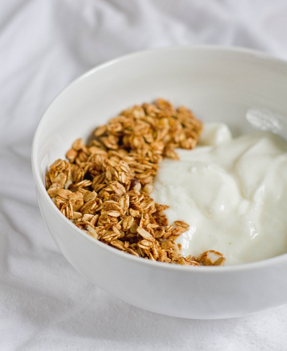 Homemade Pumpkin Granola Serving