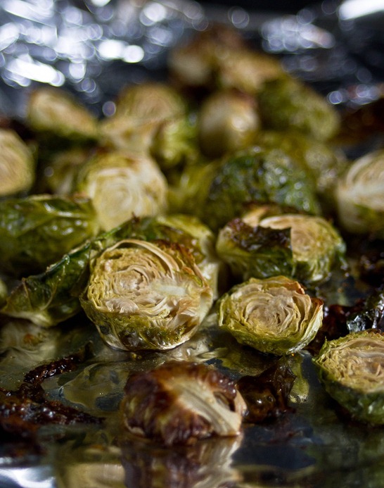 Maple Roasted Brussels Sprouts Roasting