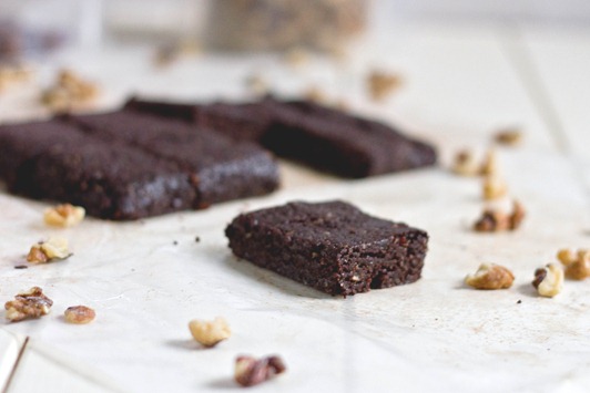 Raw Walnut Brownies