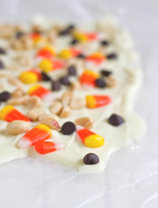 White Chocolate Candy Corn Bark