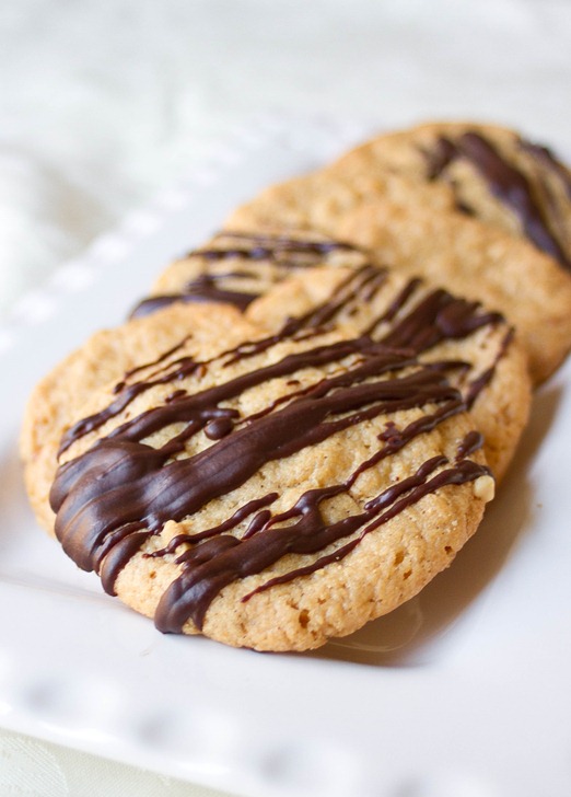 Chewy Peanut Butter Cookies {Gluten-Free} Plated