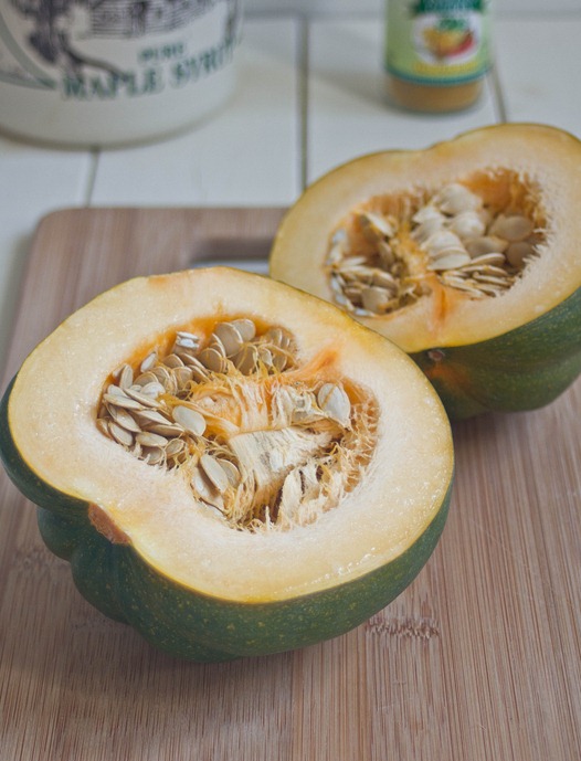 Maple Curry Acorn Squash Squash