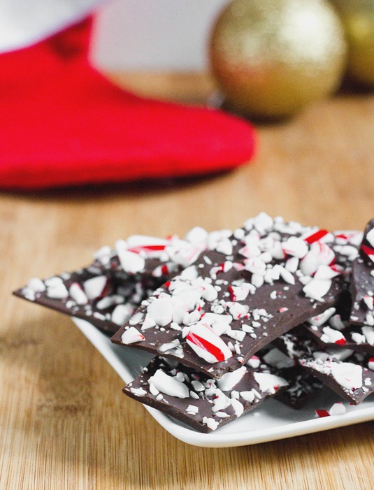 Dark Chocolate Peppermint Bark