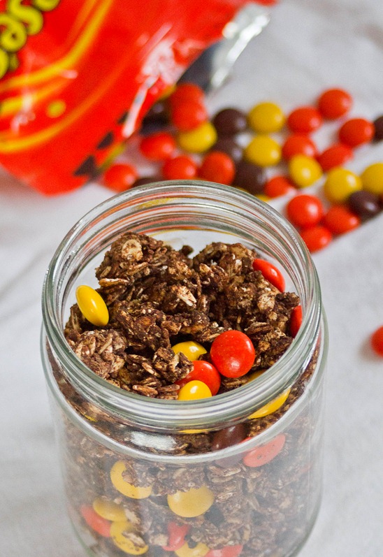 Reese's Pieces Granola Jar 2