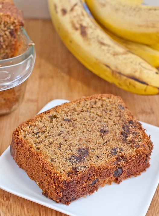 Gluten-Free Peanut Butter Banana Bread Serving