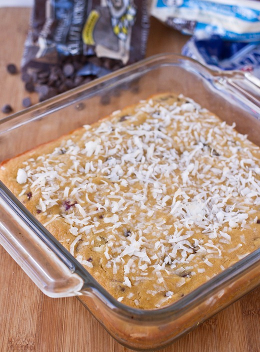 Loaded Coconut Cake Squares Yield