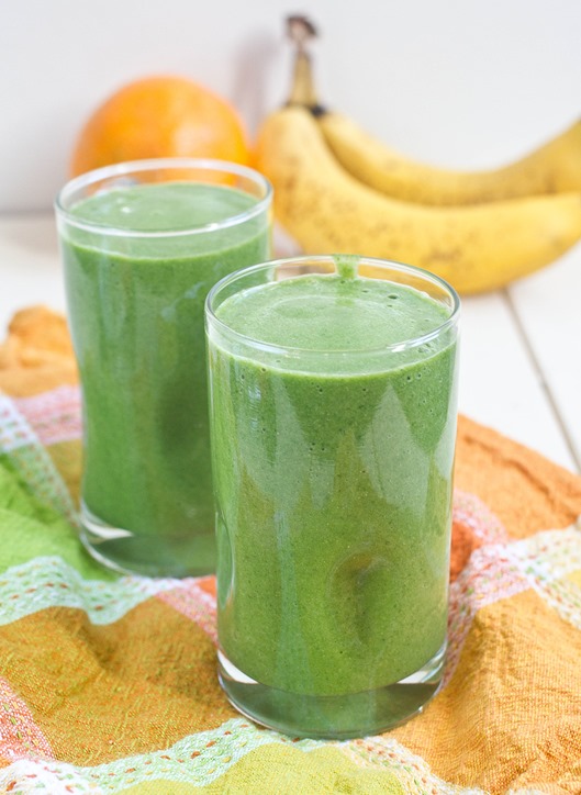 Orange Spinach Smoothie Yield