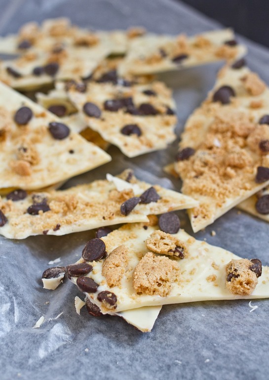 Chocolate Chip Cookie Bark Yield