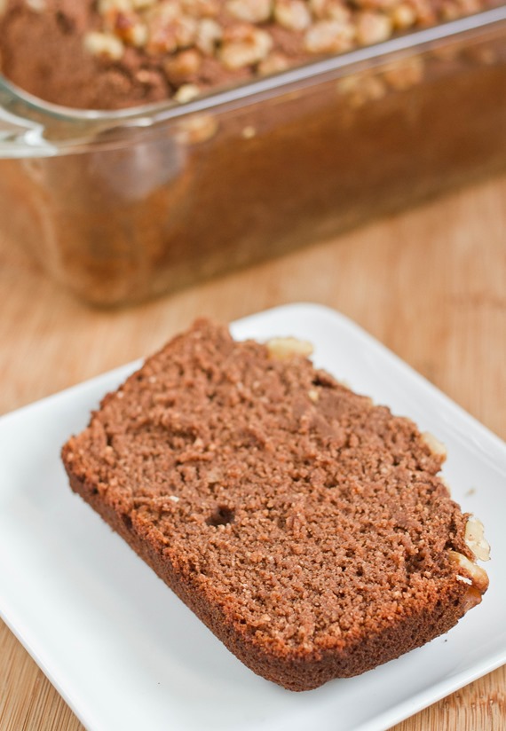 Healthy Chocolate Walnut Bread Slice