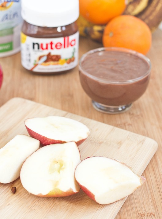 Nutella Yogurt Dip Fruit