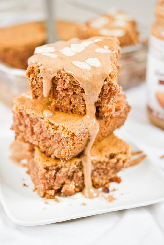 White Chocolate Almond Blondies