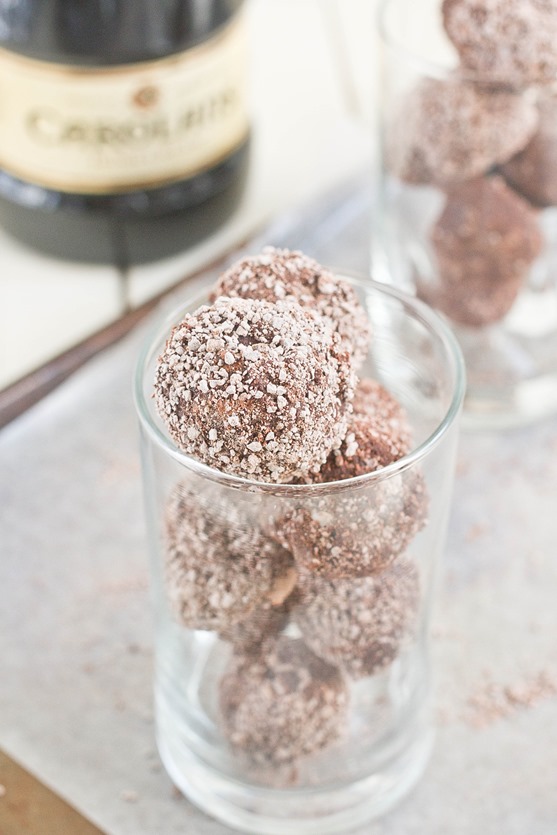 Bailey's Hot Chocolate Truffles