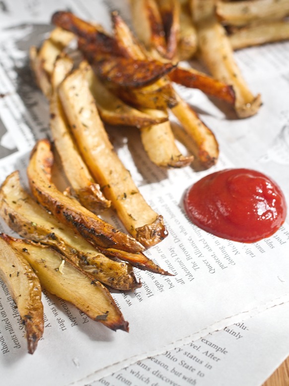 Balsamic Herb Oven Fries
