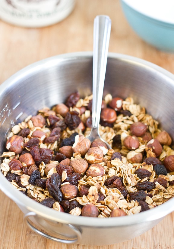 Maple Hazelnut Granola Yield