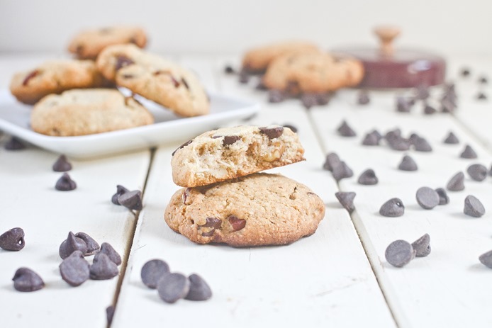 Almond Flour Chocolate Chip Cookies Serving
