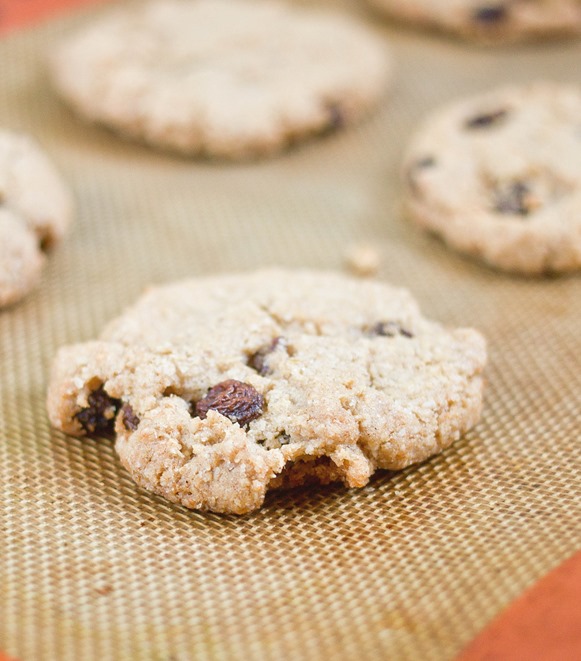 Oat Bran Raisin Cookies Cooked