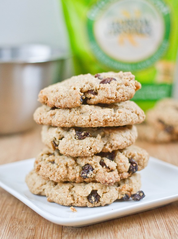 Oat Bran Raisin Cookies