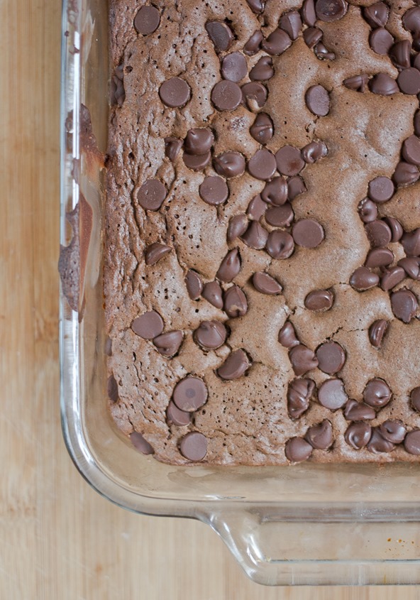 Oat Flour Brownies Overhead