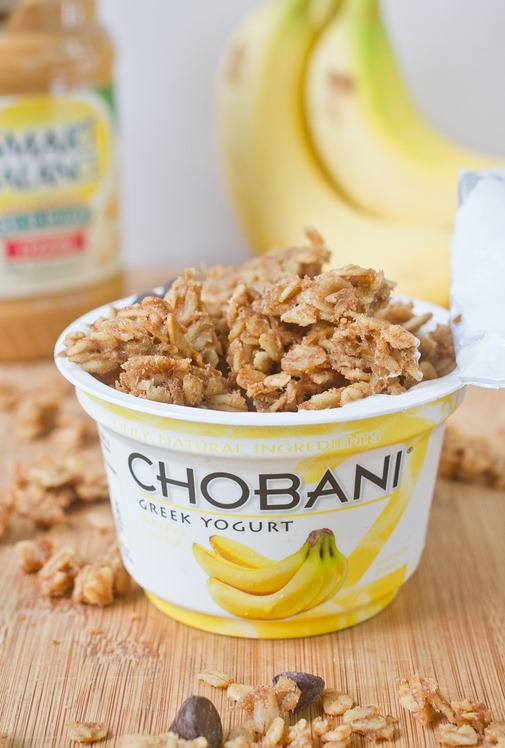 Peanut Butter Banana Granola Yogurt