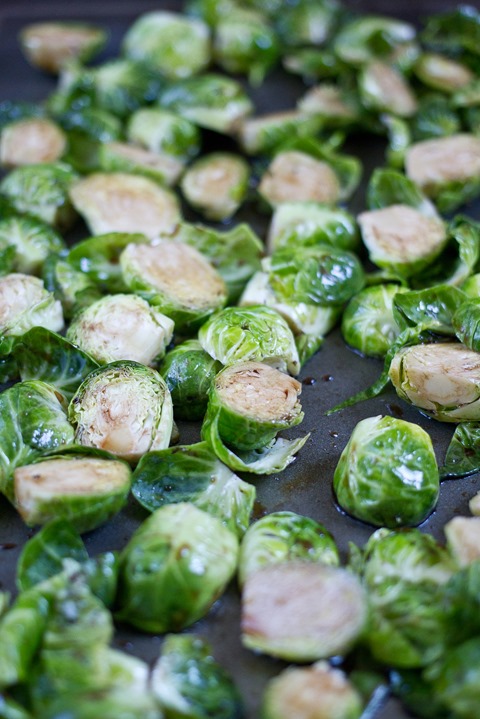Roasted Balsamic Brussels Sprouts