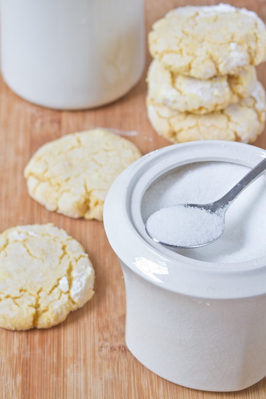 Gluten-Free Lemon Crinkle Cookies Sugar