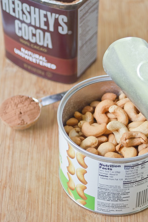 Chocolate Cashew Butter Ingredients