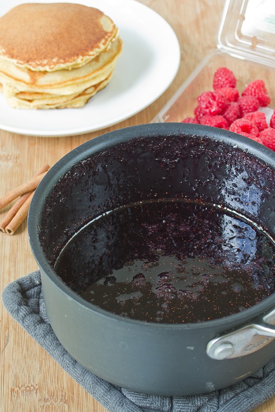 Blueberry Pancake Syrup Boiled