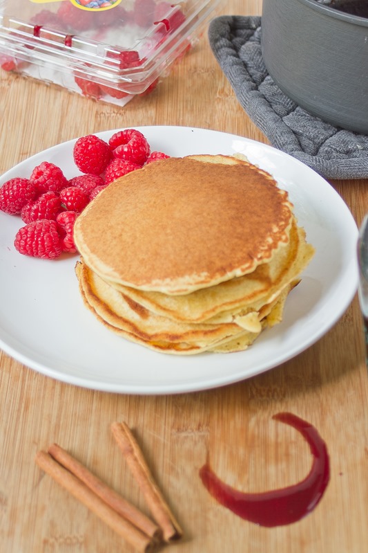 Blueberry Pancake Syrup Pancakes