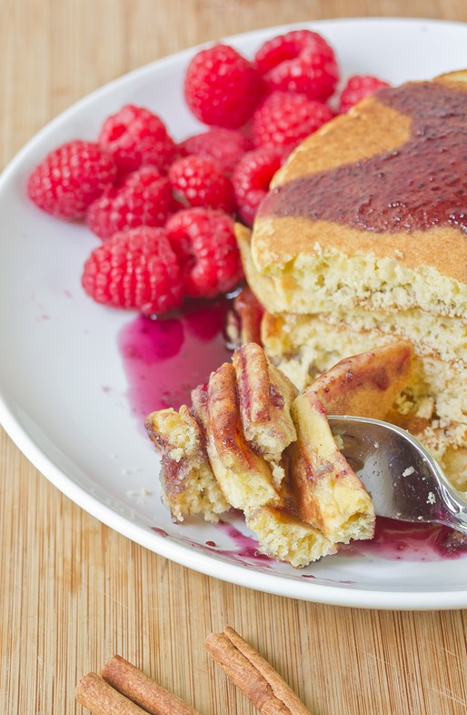 Blueberry Pancake Syrup Serving