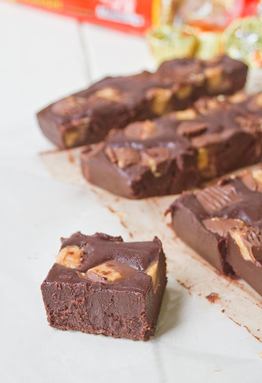 Easy Reese's Fudge Serving